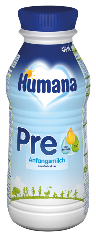 Humana Anfangsmilch PRE trinkfertig (470ml)