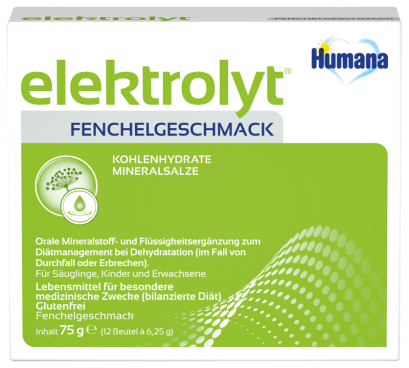 Humana Elektrolyt Fenchel bei Durchfall 75g 3D